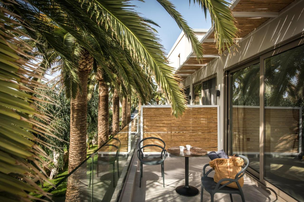 Drossia Palms Hotel And Nisos Beach Suites Malia Exterior foto