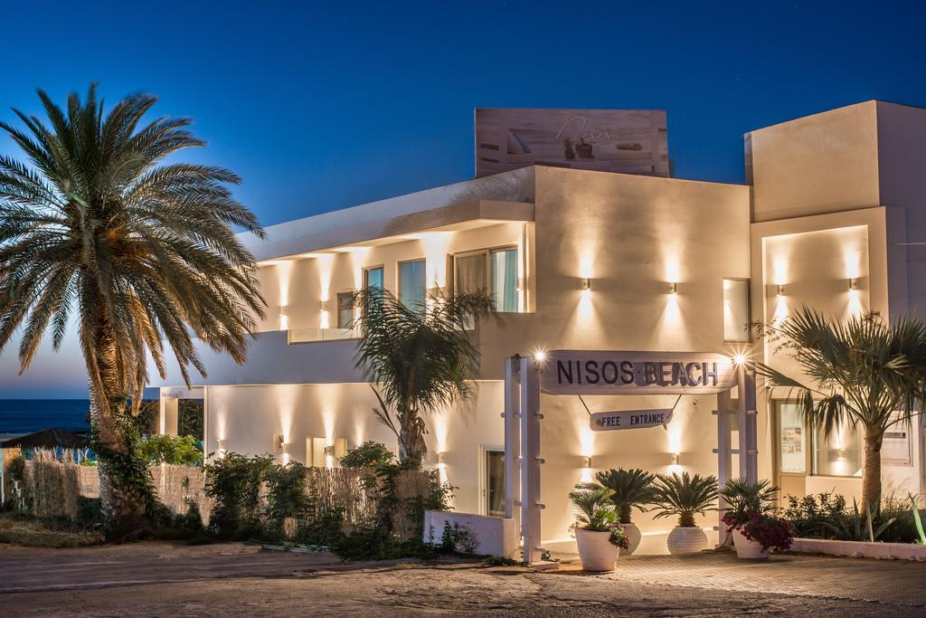 Drossia Palms Hotel And Nisos Beach Suites Malia Exterior foto