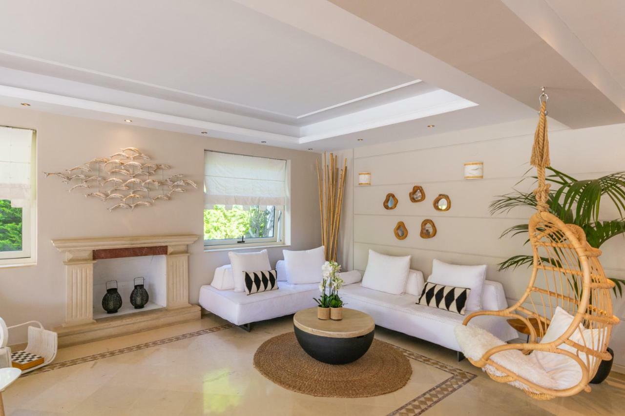 Drossia Palms Hotel And Nisos Beach Suites Malia Exterior foto